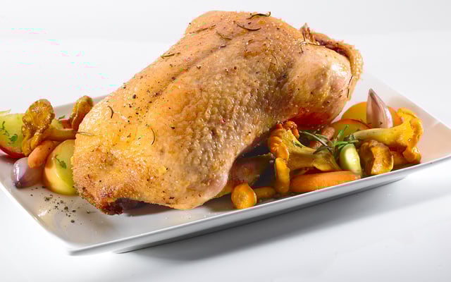 Canettes aux girolles