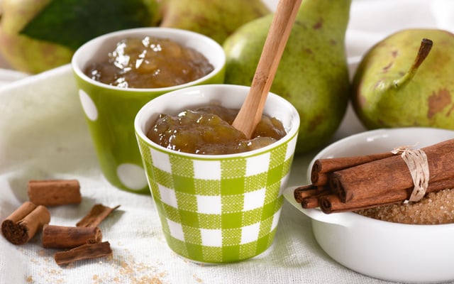 Confiture poire cannelle