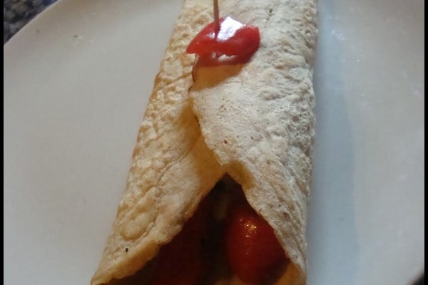 Crêpe chou et falafel