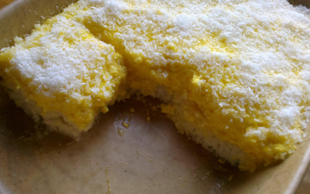 Carrés au coco "raffaello"