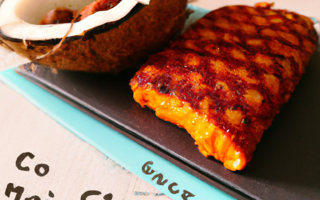 Filet de bar, coco chorizo