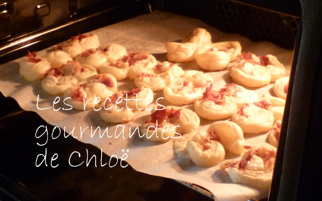 Palmiers jambon, fromage
