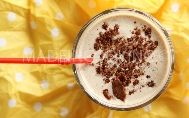 Milk-shake aux brownies