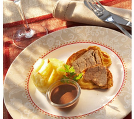 Filet mignon de veau sauce chocolat