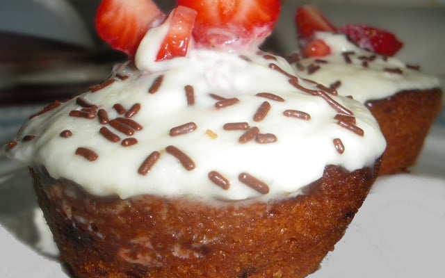 Cupcakes aux Fraises