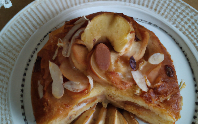 Gâteau aux pommes et aux amandes