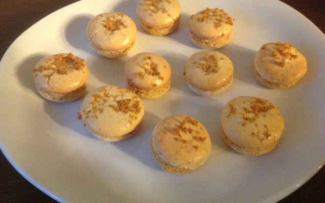 Macarons au pain d'épices et foie gras