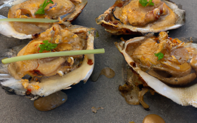 Huîtres au Pommeau et foie gras