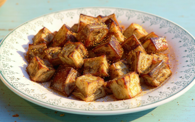 Aubergines frites façon Air Fryer
