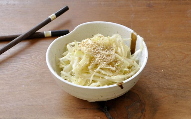 Salade de chou blanc comme au resto japonais