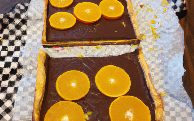 Tarte au chocolat et à l'orange rapide