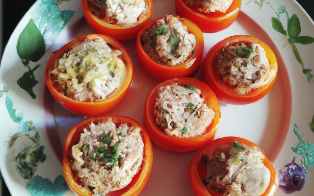 Tomates farcies au thon rapides