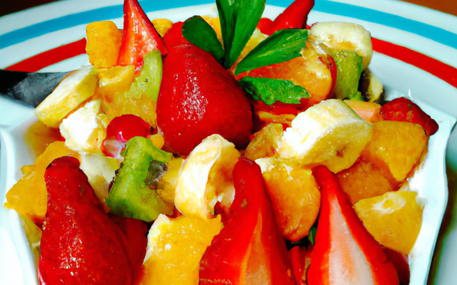 Salade de fruits à la pastèque