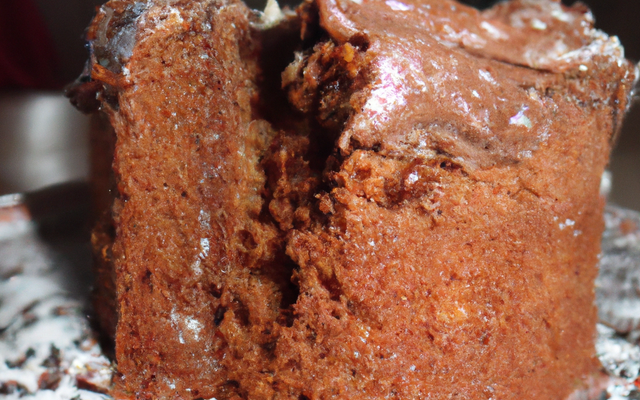 Gâteau au chocolat givré