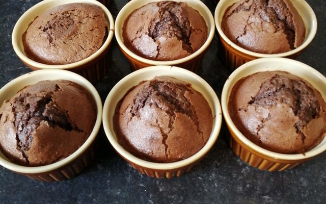Fondant au chocolat à la poudre d'amande