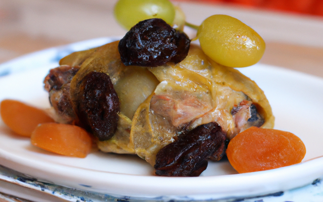 Papillotes de veau aux raisins