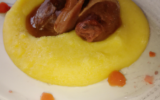 Parmentier de canard à la polenta