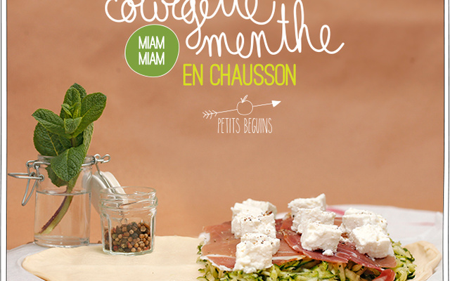 Courgette menthe-en chausson