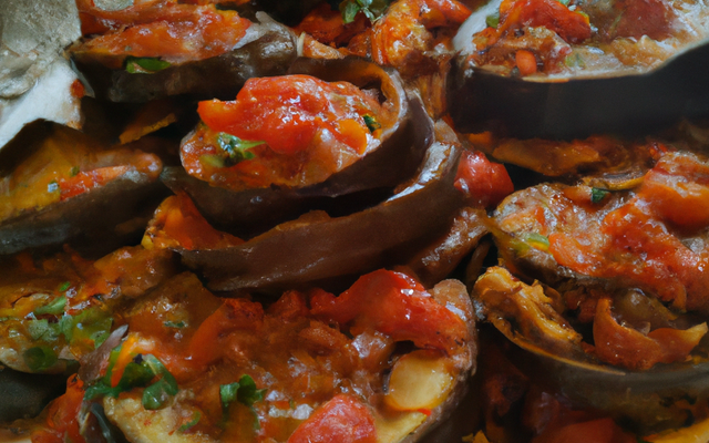 Aubergine à la tomate