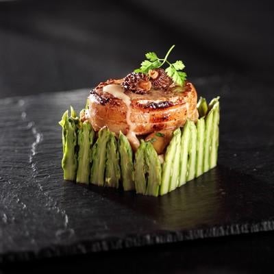 Pluma de pata negra aux cèpes et au Banyuls