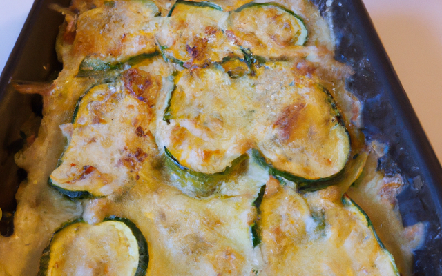 Gratin de courgettes facile et économique
