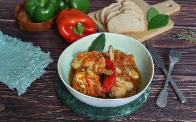 La meilleure recette de poulet basquaise