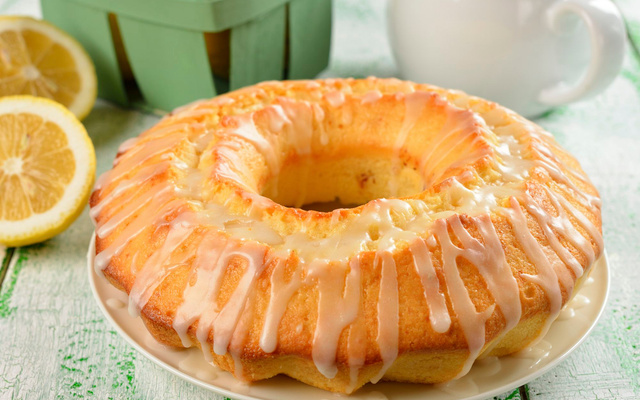 Cake au citron et son glaçage léger