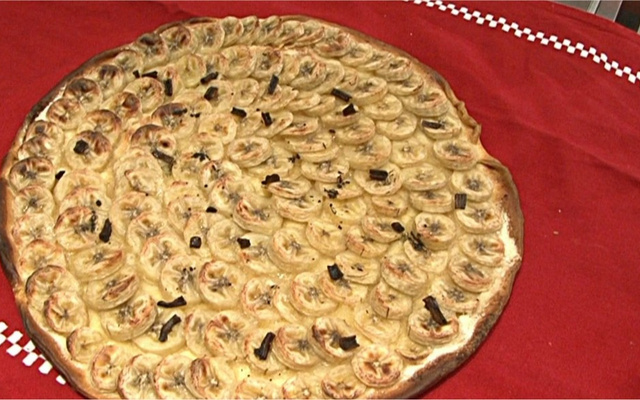 Tarte vanillée à la banane