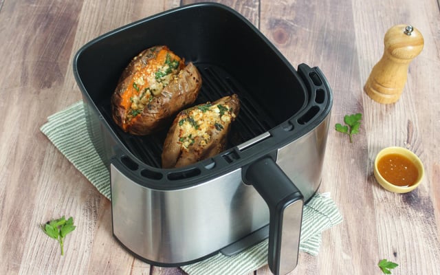 Patates douce farcie au Air Fryer