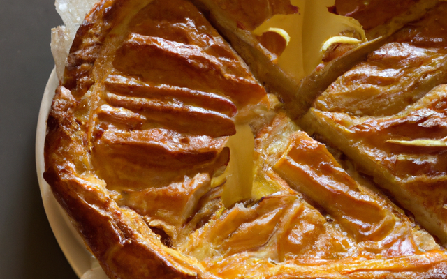 Galette des rois simple à la frangipane