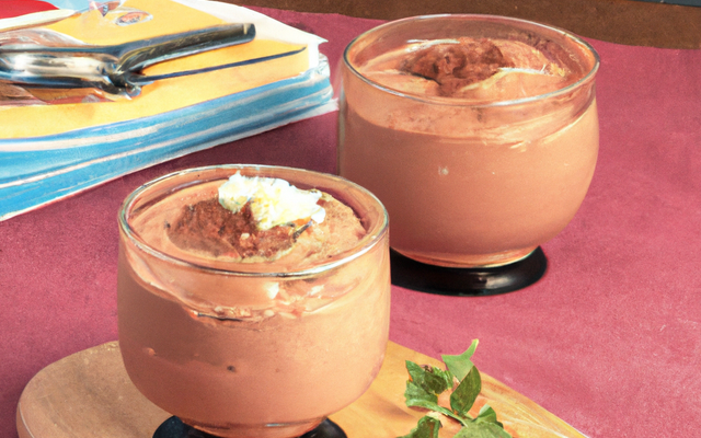 La traditionnelle mousse au chocolat