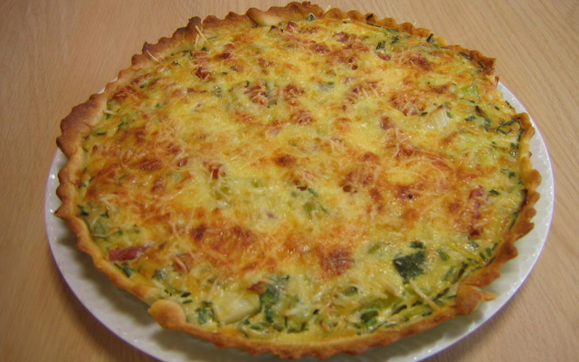 Tarte aux poireaux de grand-mère