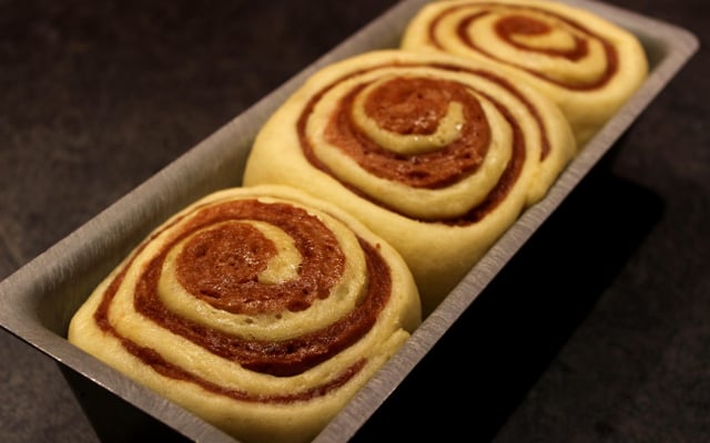 Brioche marbrée au chocolat