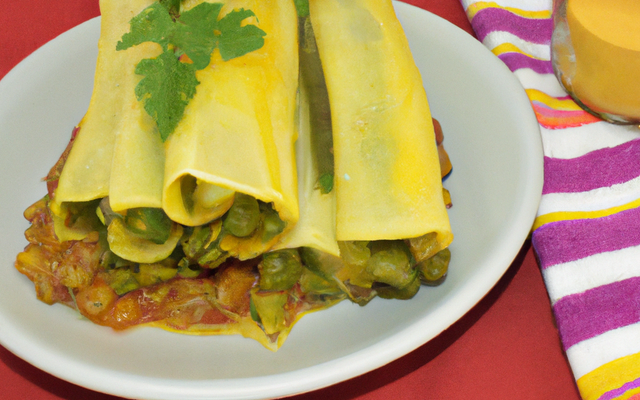 Cannellonis de haricots verts