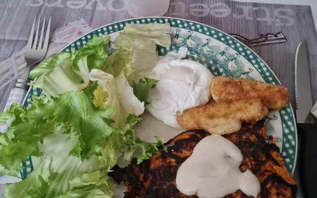 Galettes de patates douces façon rosti