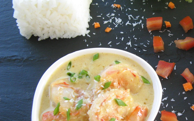 Camarons à la seychelloise