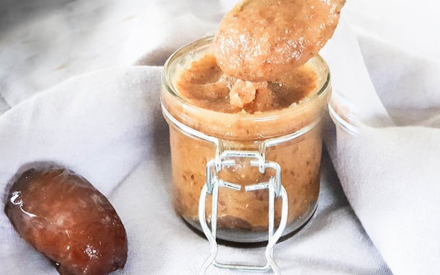caramel de dattes sans lait et sans sucre