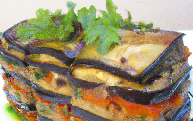 Terrine d'aubergines aux légumes