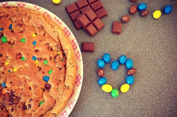 Cookie aux M&M's