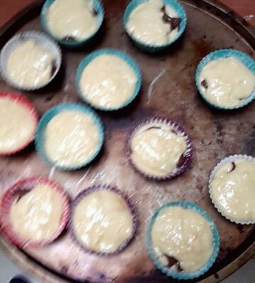 Madeleines espagnoles au Nutella