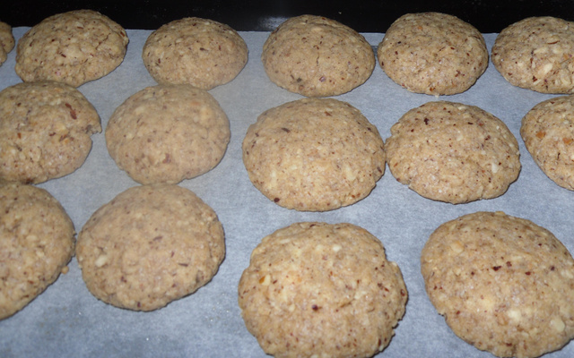 Sablés noisettes chocolat blanc