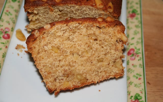 Cake banane pignon