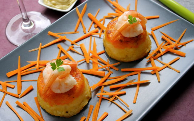 Petites bouchées de gambas