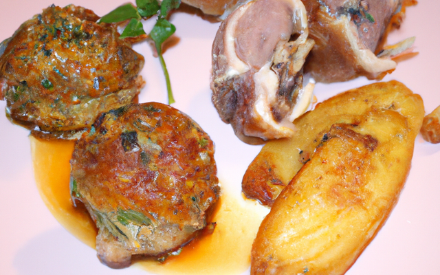 Petit pâtisson et sa farce de brebis frais