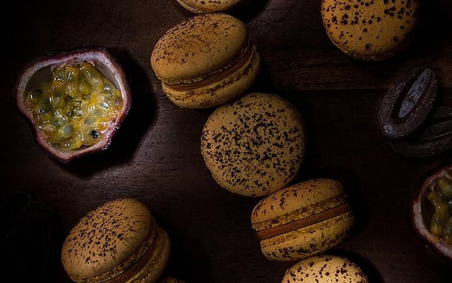 Macarons passion-chocolat