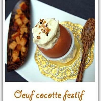 Œuf cocotte festif
