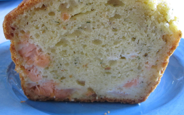 Cake saumon, aneth et anis vert