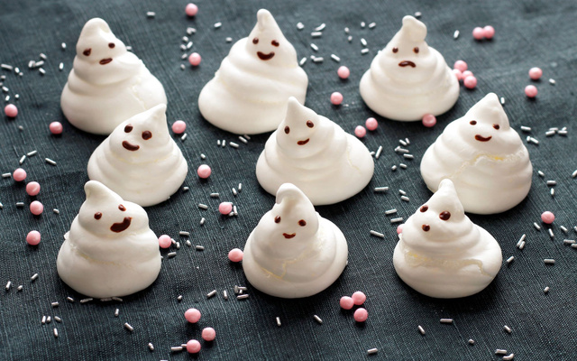 Mini-fantômes meringues