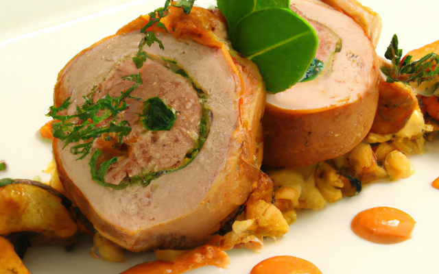 Filet de veau farci au chèvre Chavignol