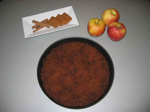 Crumble de pommes aux spéculoos
